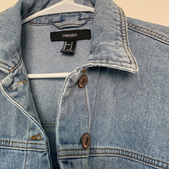 Forever 21 Crop Jean Jacket - Picture 2 of 4